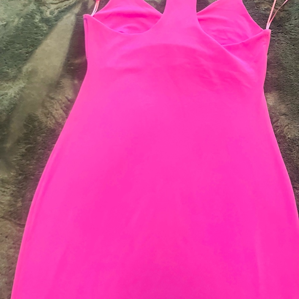 Susana Monaco Vibrant Pink Strapless Dress